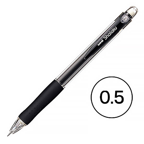 三菱鉛筆(uni) シャープペン VERYシャ楽 M5-100 0.5mm 業務用パック 1箱（10本入） 黒軸