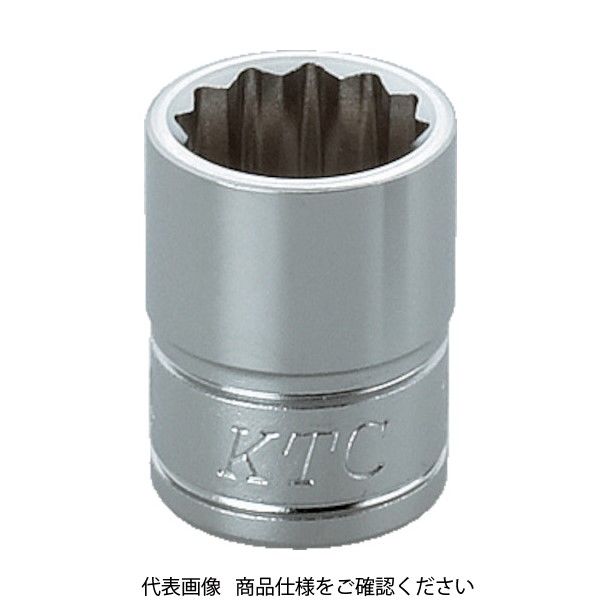 京都機械工具 KTC 9.5sq.ソケット（十二角）10mm B3-10W 1個 307-3793