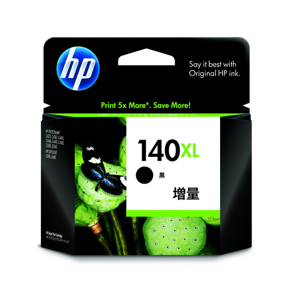 HP インクジェットカートリッジ HP140XL 黒（増量） CB336HJ - アスクル