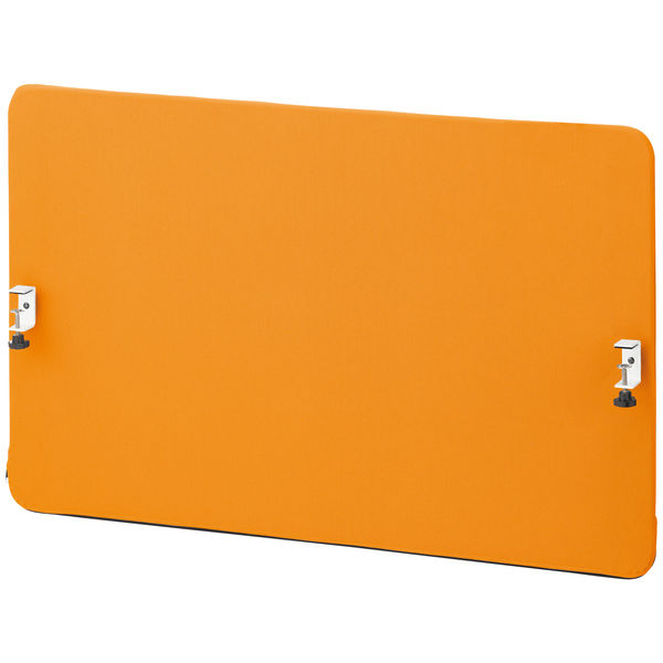 林製作所 クロス張りデスクトップパネル オレンジ 幅1130×高さ730mm 1枚