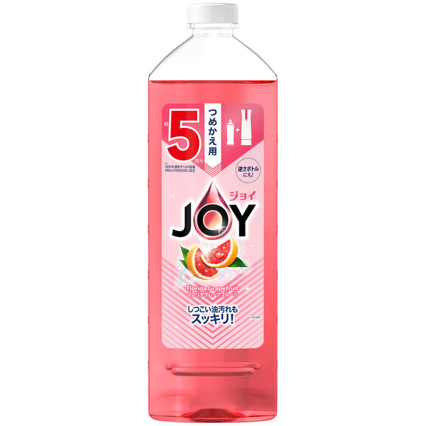 ＜LOHACO＞ ジョイコンパクト JOY ピンクグレープフルーツの香り 詰め替え 特大 770ml 1個 食器用洗剤 P＆G