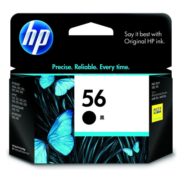 HP（ヒューレット・パッカード） 純正インク HP56 黒（大容量） C6656AA#003 1個