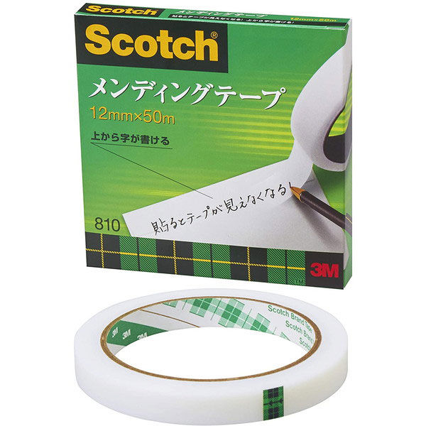 スコッチ メンディングテープ 大巻 3インチ 巻芯経76mm 詰替用 幅12mm