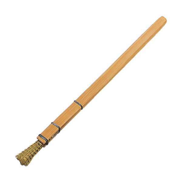 TRUSCO(トラスコ) 筆型ブラシ 木柄 真鍮 線径0.14mm FB-M - ネイルアート