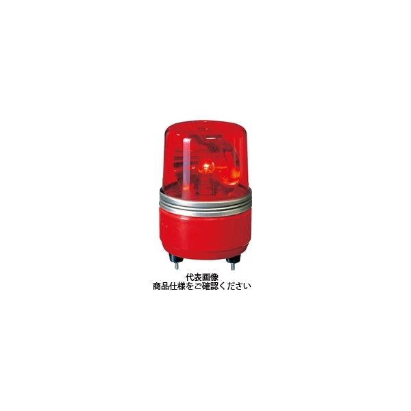 パトライト（PATLITE） パトライト SKH-EA型 小型回転灯 Φ100 色:赤 SKH-100EA-R 1台 100-4689（直送品）