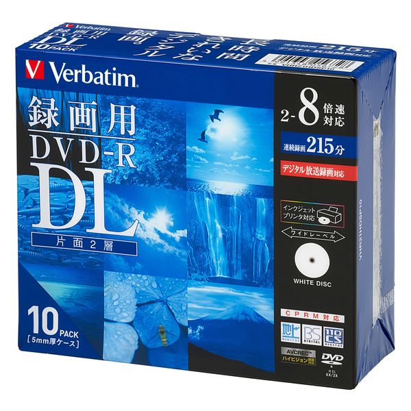 アスクル】 片面2層録画用DVD-R 215分 2-8倍速 VHR21HDSP10 1パック（10枚入） バーベイタム 通販 - ASKUL（公式）