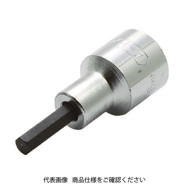 旭金属工業 ASH ソケットレンチ用ヘキサゴンソケット12.7□×6mm VX4006 1個 376-7612（直送品）