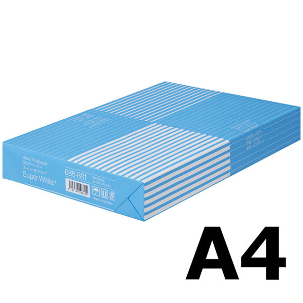 アスクル】コピー用紙 マルチペーパー スーパーホワイト+ A4 1冊（500枚入） 高白色 アスクル オリジナル 通販 ASKUL（公式）
