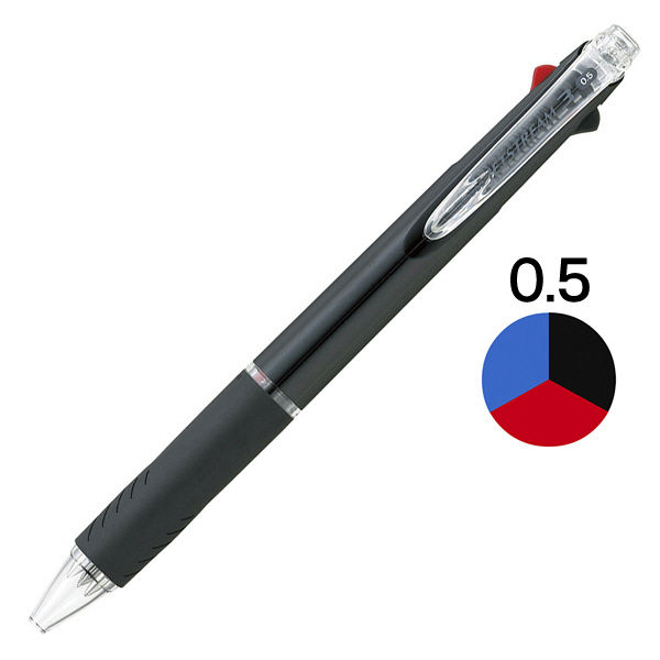アスクル】ジェットストリーム 3色ボールペン 0.5mm 油性 黒軸 SXE3-400-05 三菱鉛筆uniユニ 通販 ASKUL（公式）