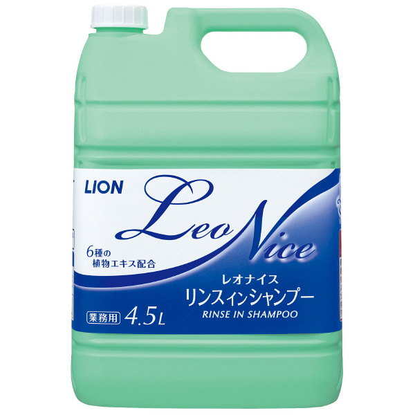 レオナイス リンスインシャンプー フルーティフローラルの香り 業務用詰替4.5L 1個 ライオン