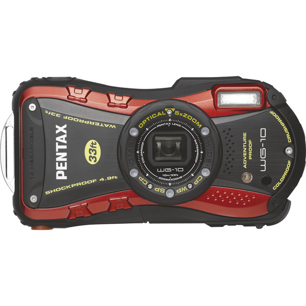 激安を販売 PENTAX Optio レッド　防水、防塵、耐衝撃‼︎ WG-2 デジタルカメラ