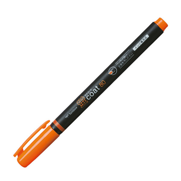 トンボ鉛筆 蛍コート80 橙色 WA-SC93 1セット（5本：1本×5） - アスクル