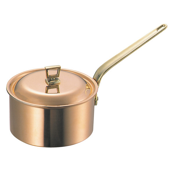 激安価格と即納で通信販売 丸新銅器 SAエトール銅 片手浅型鍋 15cm
