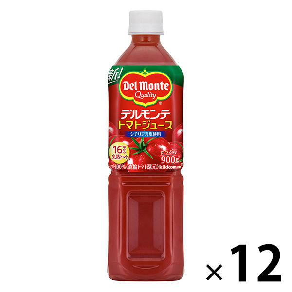 アスクル】 デルモンテ トマトジュース 900g 1箱（12本入）【野菜ジュース】 通販 - ASKUL（公式）