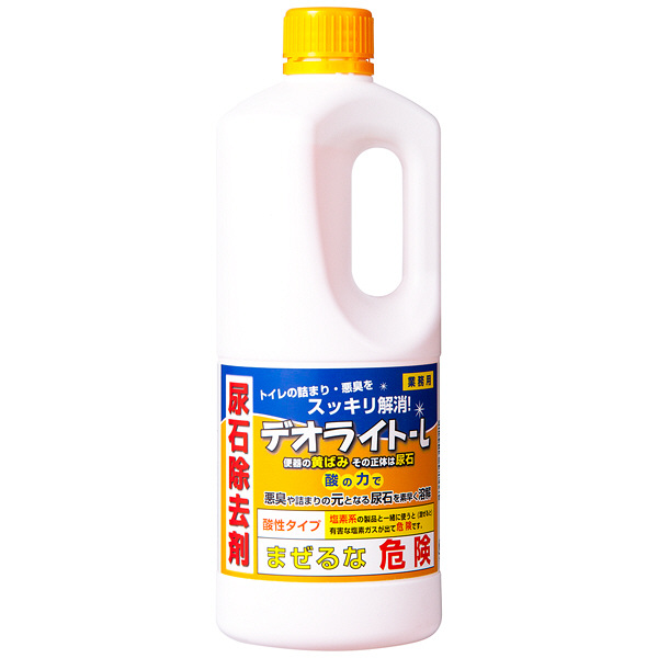 尿石 黄ばみ洗浄剤トレピカワンL 1L×3本 業務用小便器尿石除去剤 通販