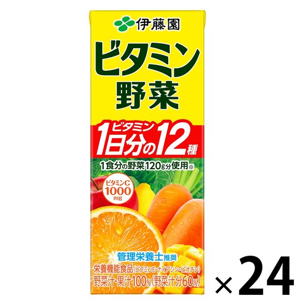 Lohaco 伊藤園 ビタミン野菜 0ml 1箱 24本入 野菜ジュース