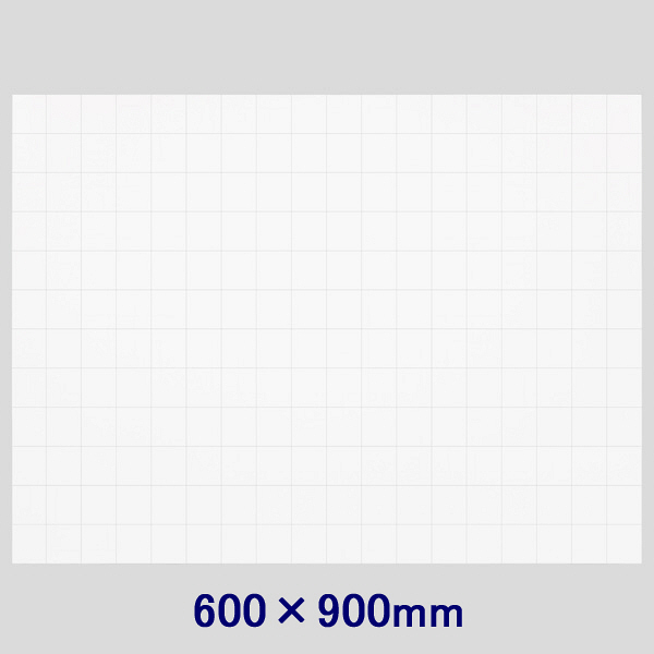 LOHACO - 暗線入り薄型マグネットホワイトボードシート 600×900mm マグエックス