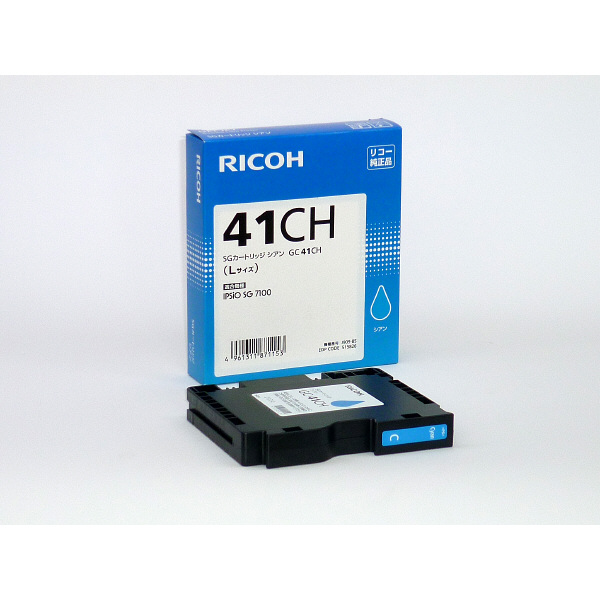 リコー（RICOH） 純正インク GC41CH シアン 大容量 515826 1個