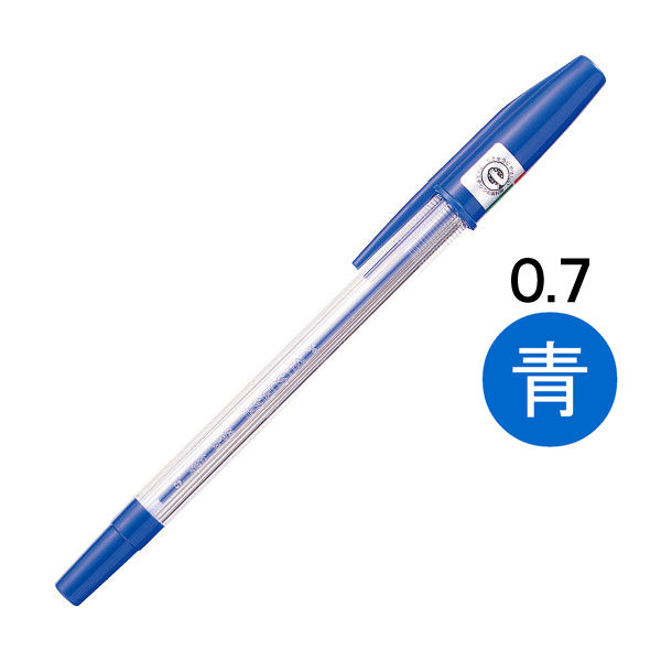 三菱鉛筆（uni） リサイクルボールペン SA-R 青インク 1箱（10本入）