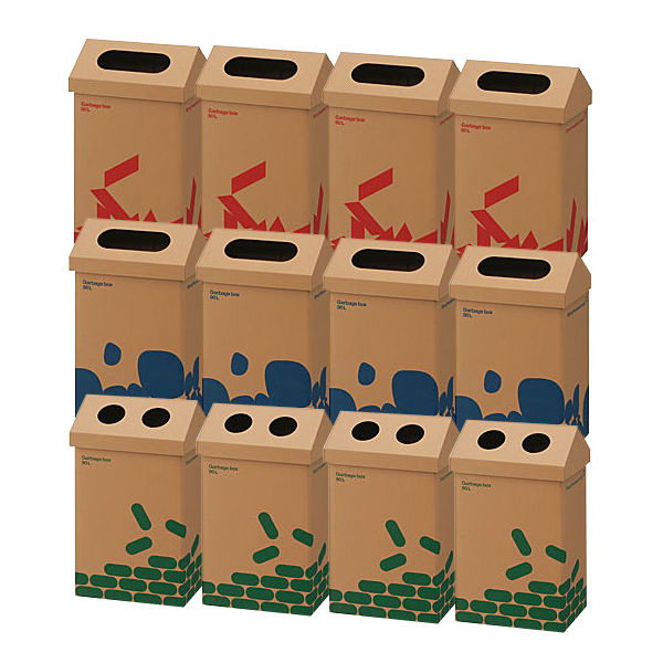 今季一番 まとめ TANOSEE リサイクルポリ袋シュレッダー用 LL BOX