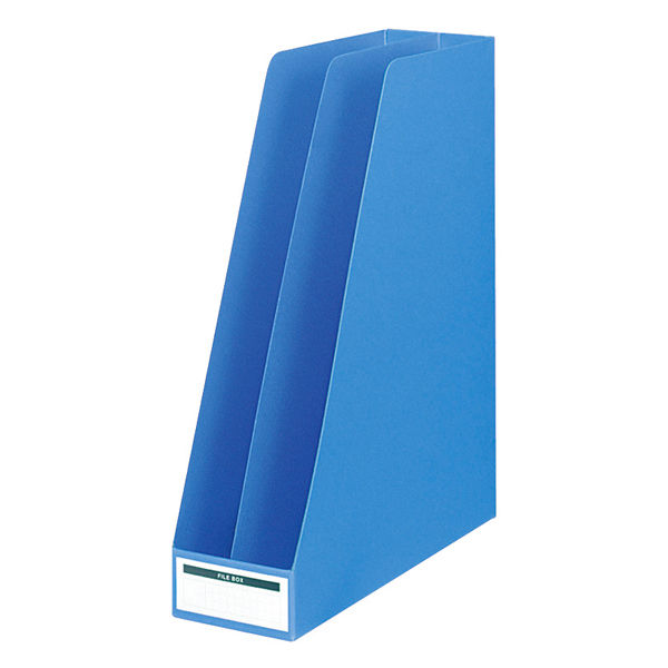 コクヨ（KOKUYO） ファイルボックス A4縦 LCボード 背幅85mm 青 フ-451NB 1冊（直送品）
