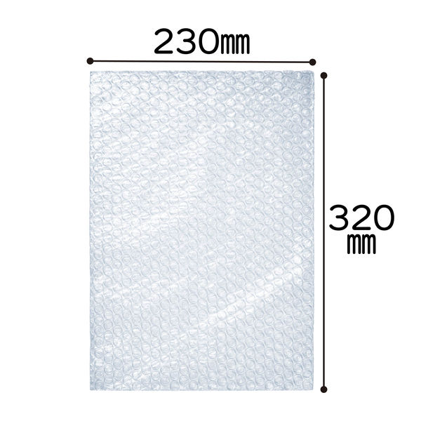 プチプチ（R）袋 フラップなし d36 230×320mm 角2封筒用 1袋（100枚入） 川上産業