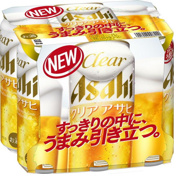 Lohaco ビール類 新ジャンル クリアアサヒ 500ml 1パック 6本入 缶