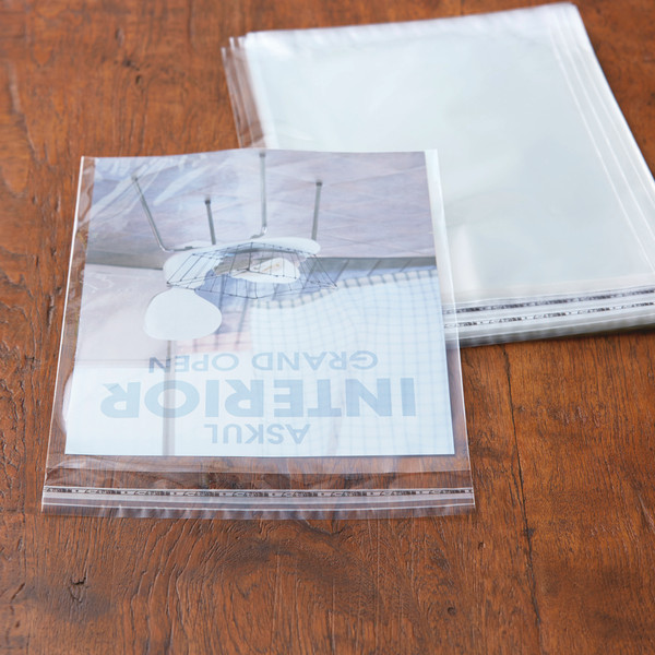アスクル】アスクルオリジナル OPP袋（テープ付き） 簡易包装パック A4 テープ付き 透明封筒 1セット（1000枚：500枚入×2袋） オリジナル  通販 ASKUL（公式）