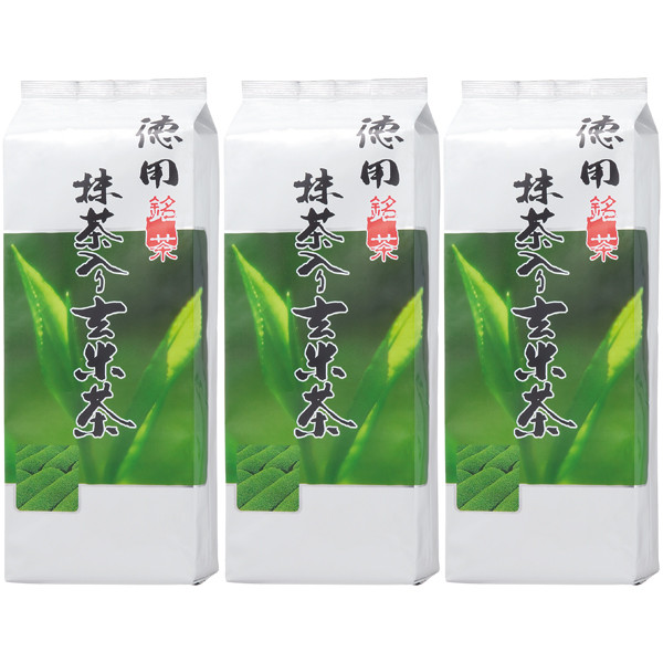 アスクル】大井川茶園 徳用 抹茶入り玄米茶 1セット（1kg×3袋） 通販 ASKUL（公式）