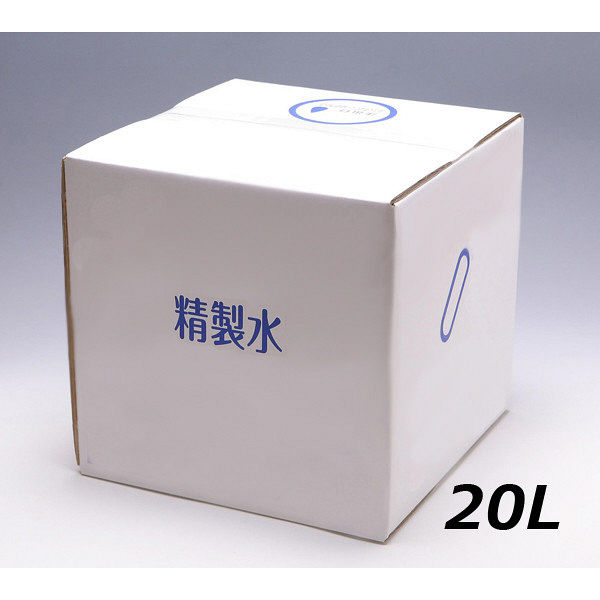 フィフティ・ヴィジョナリー 精製水20L【専用コック付】 M10-00011（直送品）