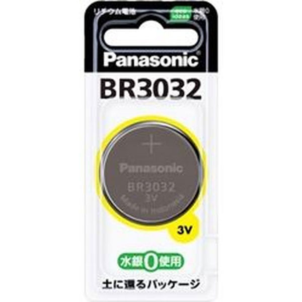 アスクル】 パナソニック コイン形リチウム電池 ＢＲ３０３２ BR3032 1 