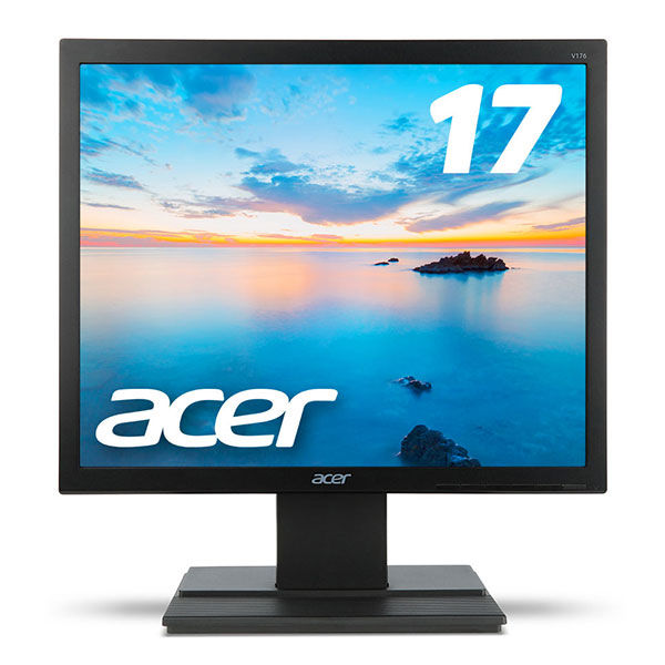 Acer 17インチスクエア液晶モニター ブラック V176Lbmf テレワーク 在宅 リモート - アスクル