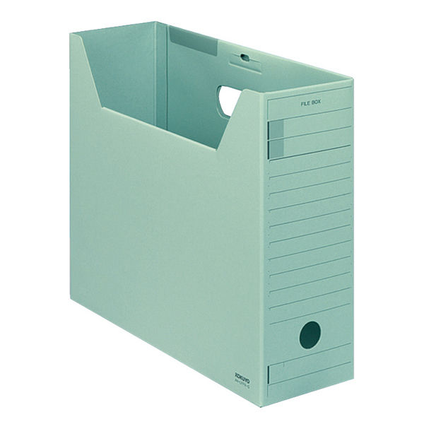 コクヨ（KOKUYO） ファイルボックス-FS ＜Fタイプ＞ A4横 背幅102mm 緑 A4-LFFN-G 1セット（10冊）（直送品）