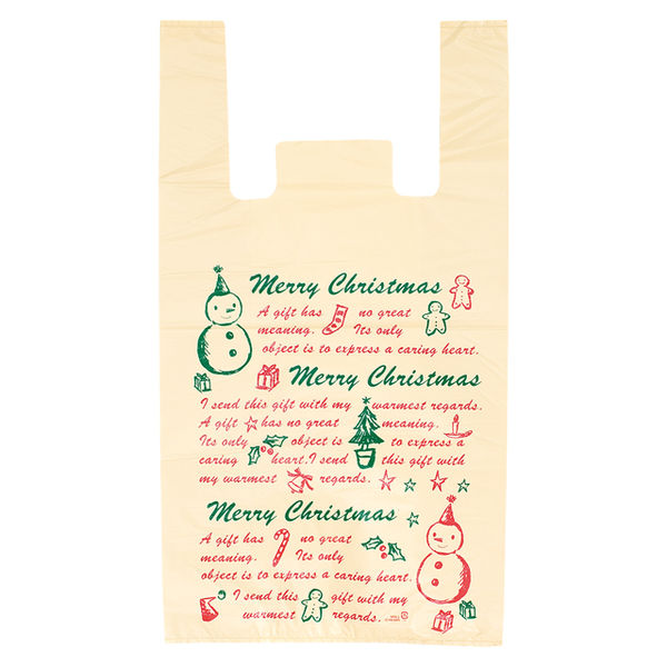 アスクル】ヘッズ クリスマススノーパーティーレジ袋-L XPA-L 1ケース（100枚×20パック：2000枚）（直送品） 通販 ASKUL（公式）