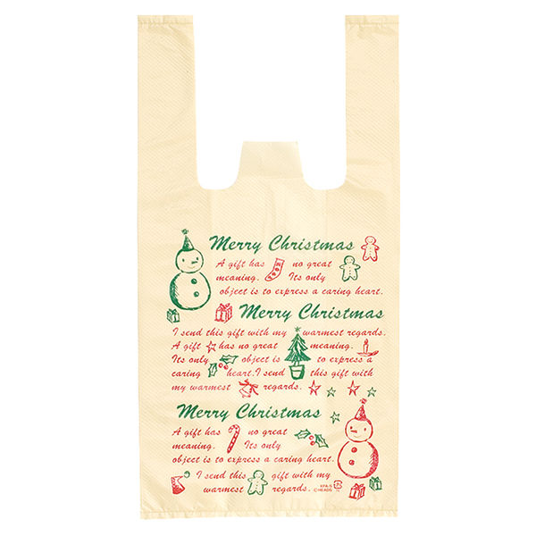 クリスマススノーパーティーレジ袋のサムネイル