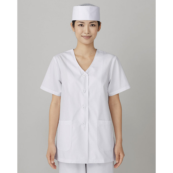 アスクル 女性用調理衣半袖 5L ホワイト FA332-0008 1着 サーヴォ（旧サンペックスイスト）（直送品） 通販 - ASKUL（公式）