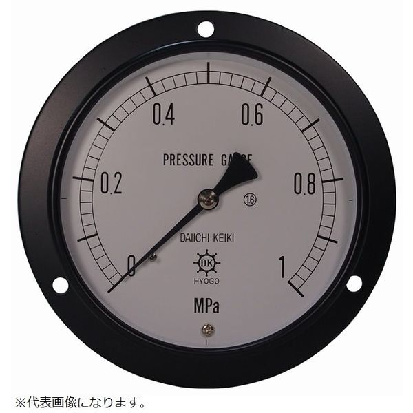 アスクル】第一計器製作所 IPT一般圧力計（耐振用 DVU3/8-100:50MPA 1