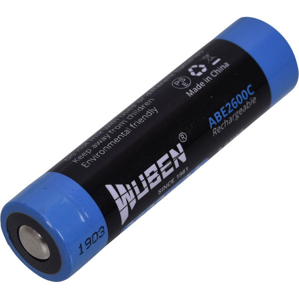ソロエルアリーナ】 WUBEN 18650規格リチウムイオン充電池 PSEマーク ABE2600C 1台 通販 - ASKUL（公式）