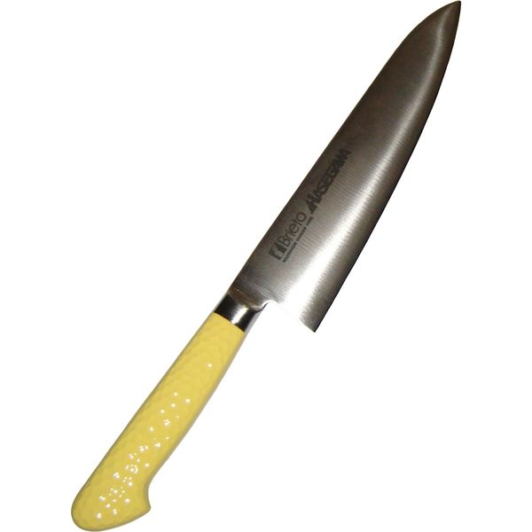 ハセガワ 抗菌カラー庖丁 牛刀 ＭＧＫー２１ ２１cm イエロー 1個