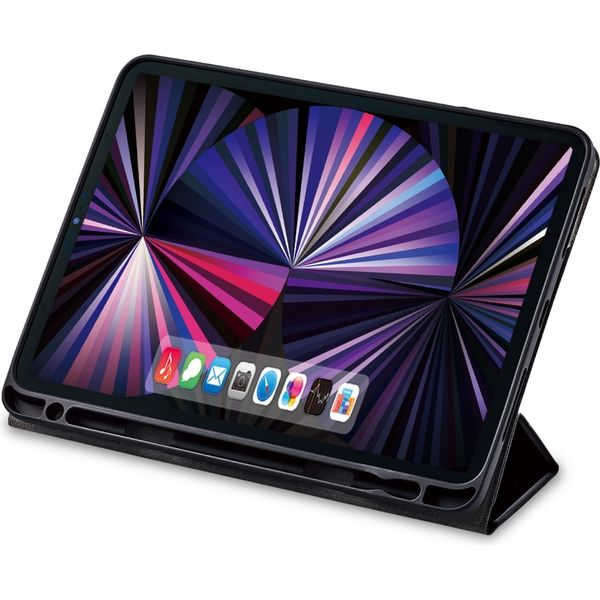 iPad Pro 11インチ ケース カバー 手帳 フラップ マグネット ブラック