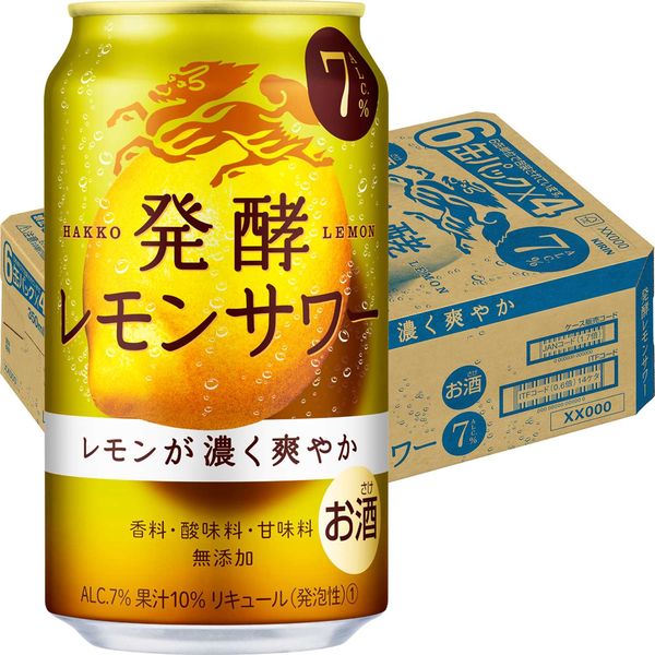 アスクル】 レモンチューハイ 発酵レモンサワー 7% 350ml 1ケース（24本） レモンサワー 缶チューハイ 通販 - ASKUL（公式）