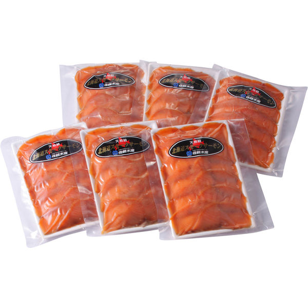 アスクル】 送料無料 北海道スモークサーモン 80ｇ×6個 冷凍 食品 鮭（直送品） 通販 - ASKUL（公式）