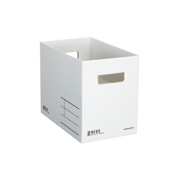 コクヨ 収納ボックス （Mサイズ）ホワイト A4-NEMB-W 1冊