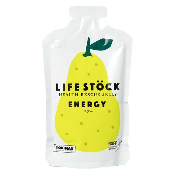 【非常食】ワンテーブル　LIFE　STOCK　5年保存ゼリー　エナジータイプ　ペアー（洋梨）味　1セット（1個（100g）×2）