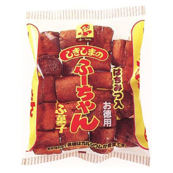 敷島産業　徳用ふーちゃん　ふ菓子　黒糖味　135ｇ　2袋