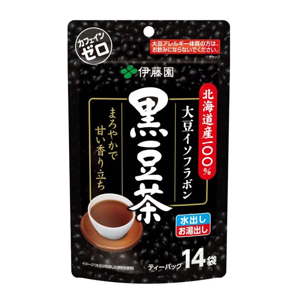 アスクル】【水出し可】伊藤園 北海道産100% 黒豆茶 ティーバッグ 7.5g 1袋（14バッグ入） 通販 ASKUL（公式）