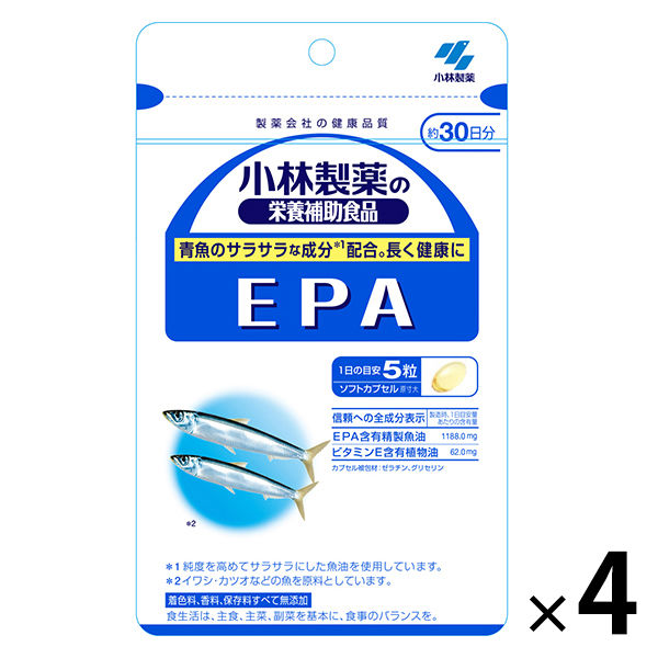 小林製薬の栄養補助食品 DHA EPA α-リノレン酸(180粒*5袋セット)