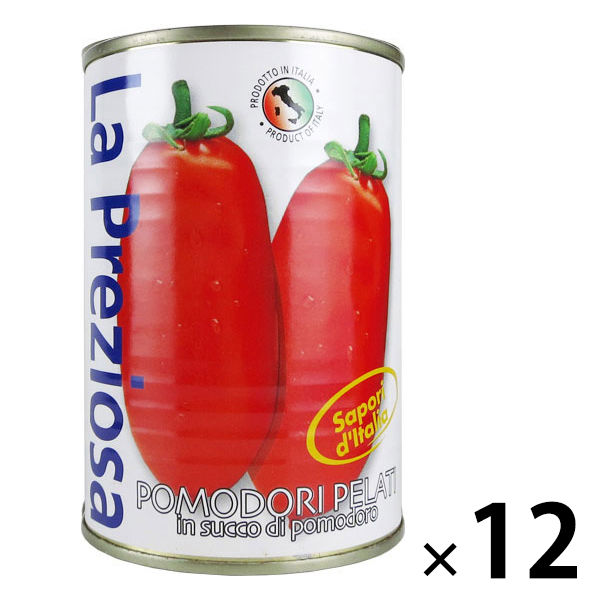 アスクル カルディコーヒーファーム ラ プレッツィオーザ ホールトマト缶 400g 1セット 12缶 素材缶詰 通販 Askul 公式