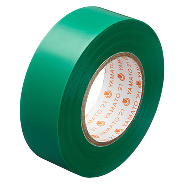 ヤマト ビニールテープ 19mm×10m 緑 NO200-19-4 1巻 - アスクル