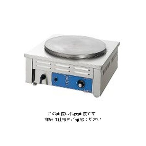 遠藤商事 電気式クレープ焼器 1個 62-6538-13（直送品）